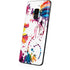 Chromatic Splatter White Galaxy S9 Skin